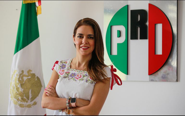 Laura Haro, presidenta del PRI Jalisco. EL INFORMADOR/Archivo