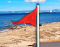 Las playas de Puerto Vallarta permanecían con bandera roja a la hora de los accidentes mortales. EL INFORMADOR / ARCHIVO
