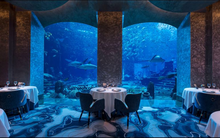 Ossiano se encuentra en Atlantis The Palm, Dubái. ESPECIAL/CORTESÍA OSSIANO.