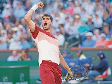 Carlos Alcaraz fue eliminado en Indian Wells en semifinales y buscará sacarse la espina. AFP/C. Brunskill
