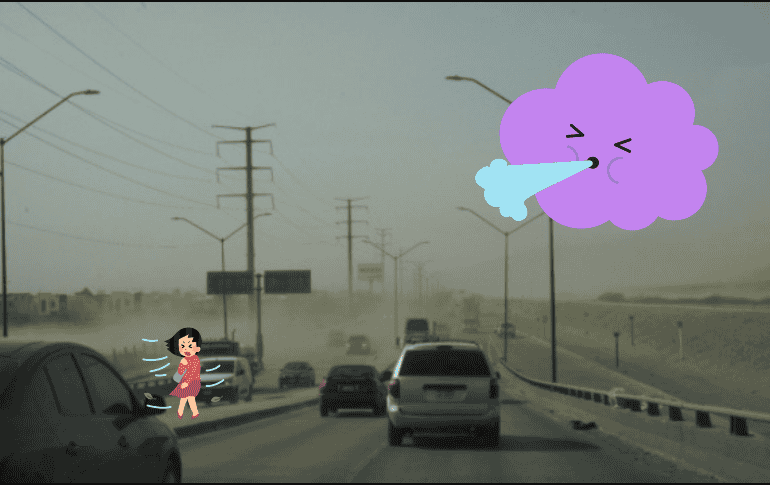 En algunas zonas del país la fuerza de los vientos oscilará desde 15 hasta los 70 km/h con rachas desde 30 hasta 80 km/h con posibles tolvaneras. SUN / ARCHIVO / CANVA