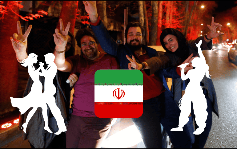 Jóvenes iraníes se purifican bailando en las calles en la única noche que pueden hacerlo. EFE/A. Taherkenareh/CANVA.