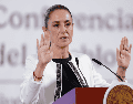 Claudia Sheinbaum dijo que la FGR "es autónoma, ellos deciden cómo informan, su información, cómo operan. Lo que tenemos es coordinación". EFE / I. Esquivel