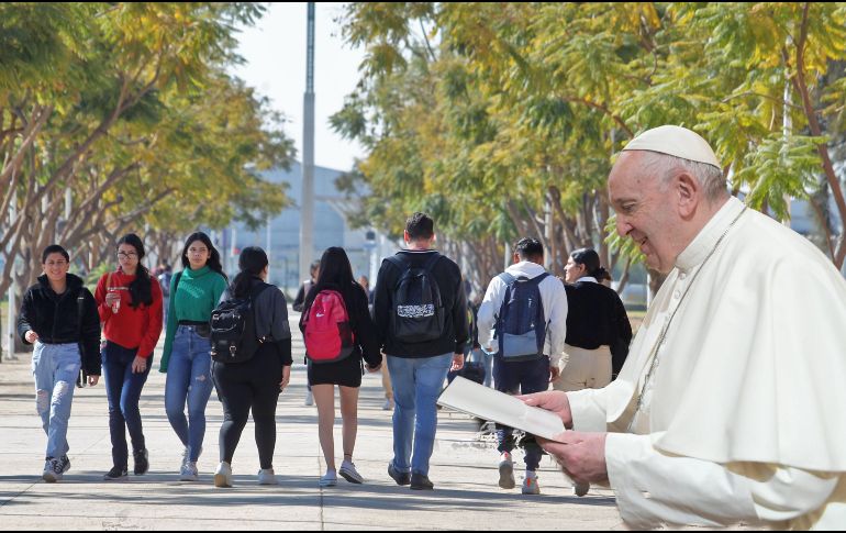 Papa Francisco manda mensaje a los jóvenes desde el hospital Gemelli. EL INFORMADOR / EFE / ARCHIVO