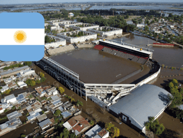 Desaparecidas tres personas tras nuevas inundaciones en la provincia de Buenos Aires. ARCHIVO/AFP PHOTO/A. Burafi/CANVA.