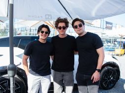 Mauricio Minakata, Alvaro Camarena y Andrés Taddei. GENTE BIEN JALISCO / S. Gómez