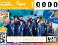 Esta semana la Lotería Nacional reconoció en su billete del Sorteo Mayor el 20 aniversario de la Escuela Bancaria y Comercial. X/lotenal