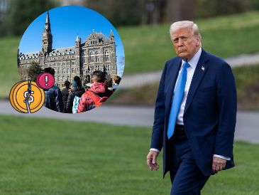 El gobierno de Donald Trump decidió restringir el financiamiento a universidades. EFE / EPA / SHAWN THEW