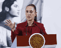 Claudia Sheinbaum reivindicó la "fortaleza" de la economía de México. EFE/ M. Guzmán