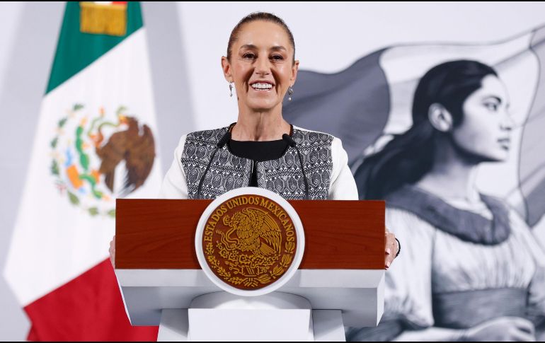 La Presidenta destacó que no habrá aranceles adicionales para México. SUN/D. SIMÓN