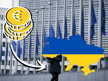 La UE capta 8.000 millones de euros en bonos para el fondo de recuperación y ayudas a Kiev. ARCHIVO/EFE/O. Hoslet/CANVA.
