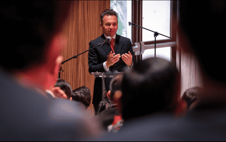 Pablo Lemus Navarro, presentó este martes la Agenda de Crecimiento y Desarrollo Económico 2024-2030. X/@PabloLemusN