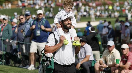 Jon Rahm, ganador del Masters en 2023, dice que la vida familiar ha cambiado su forma de ver el golf. EF/E. Lesser