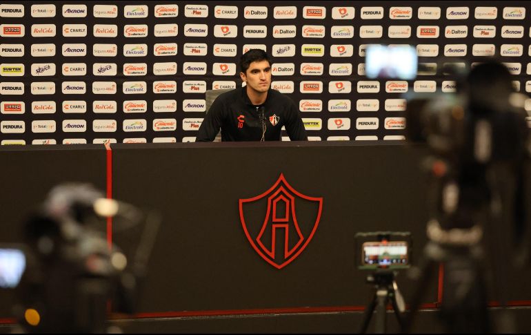 Del Prete aseguró que se siente en óptimas condiciones físicas tras su lesión sufrida ante América. CORTESÍA/ ATLAS FC.