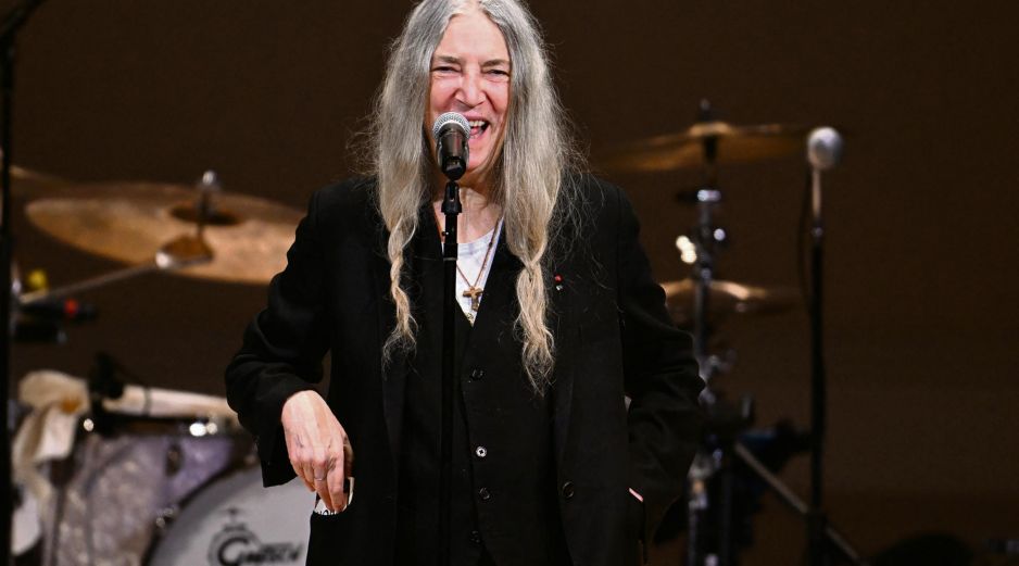 La cantante se presentó en el escenario del Concierto Benéfico Anual de Tibet House US, en el Carnegie Hall, en marzo de 2025. AFP