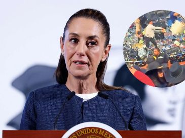 Claudia Sheinbaum habló sobre la polémica en torno al concierto de Luis R. Conriquez en la Feria del Caballo de Texcoco.  EFE / Sáshenka Gutierrez