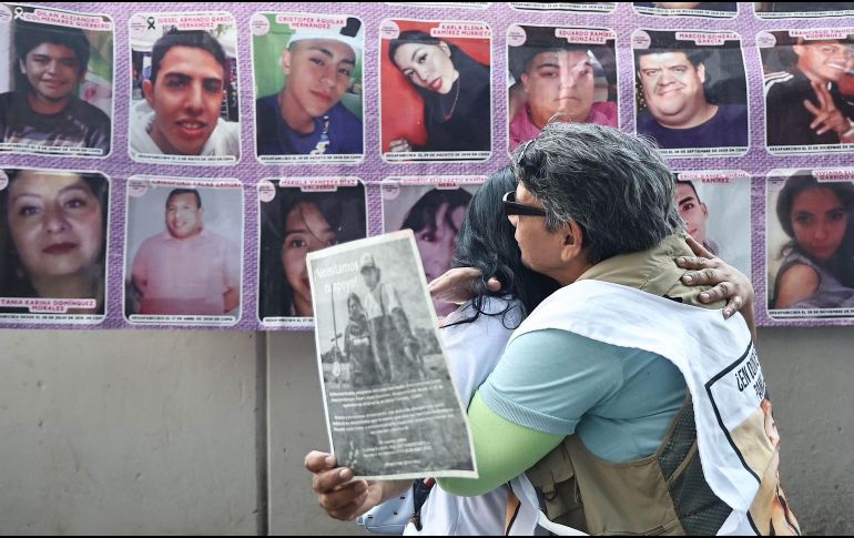 Colectivos realizaron distintas actividades en el marco del Día de las Familias Buscadoras de México. SUN / B. FREGOSO