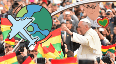 El Papa Francisco realizó 47 viajes fuera de Italia y visitó un total de 66 países. EFE/ J. Abrego