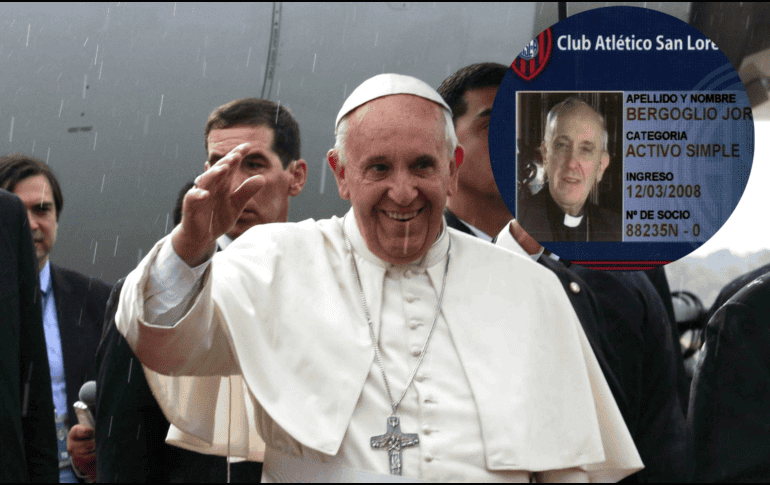 El Papa Francisco encontró en su amado San Lorenzo de Almagro una de sus mayores alegrías terrenales. EFE / ARCHIVO