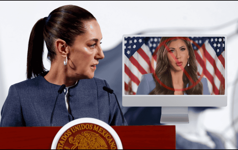 Ayer lunes, la mandataria federal descartó sancionar a los concesionarios que pactaron con Washington esta difusión. EFE/M. GUZMÁN ESPECIAL