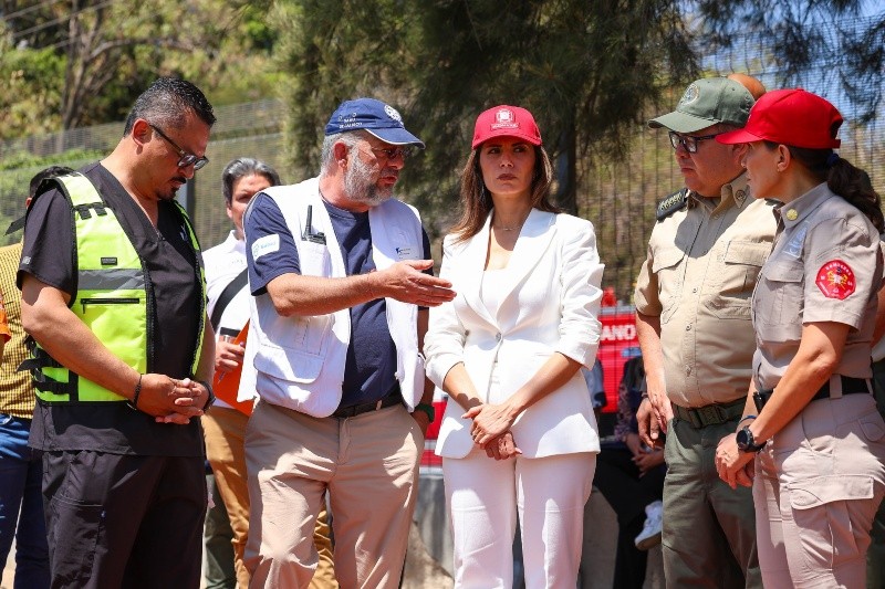 Al simulacro llegaron en menos de siete minutos, unidades de emergencia municipales y del Estado. EL INFORMADOR/H. FIGUEROA 