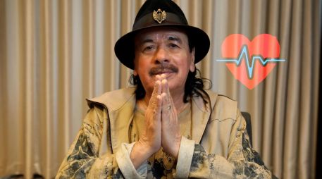 Carlos Santana debió ser hospitalizado debido a una fuerte deshidratación. EFE / Angeles