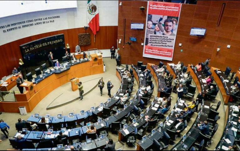 El Senado de la República analiza la iniciativa de la Presidenta de México. EL UNIVERSAL