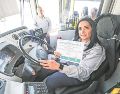 Cynthia Salazar Pérez es egresada de la primera generación de Mujeres Conductoras. ESPECIAL
