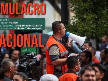 El Simulacro Nacional se realizará el próximo martes 29 de abril a las 11:30 horas; pregunta en tu institución si se realizará para que estés preparado. EL INFORMADOR / ARCHIVO