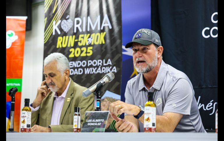 Durante evento, Mónica González, directora de la Fundación, destacó que además del evento deportivo, la causa se enfoca en mejorar las condiciones de vida de comunidades como Mesa del Tirador, mediante proyectos en salud, educación, vivienda y producción de cacahuate orgánico. EL INFORMADOR/A. Navarro