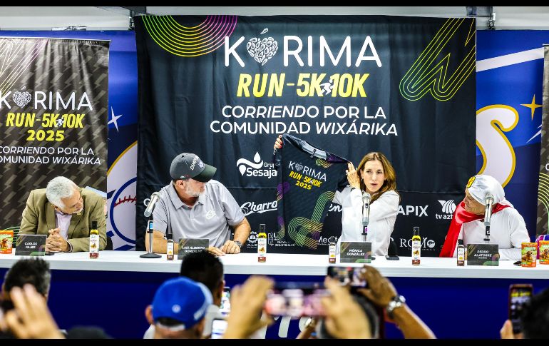 Durante evento, Mónica González, directora de la Fundación, destacó que además del evento deportivo, la causa se enfoca en mejorar las condiciones de vida de comunidades como Mesa del Tirador, mediante proyectos en salud, educación, vivienda y producción de cacahuate orgánico. EL INFORMADOR/A. Navarro