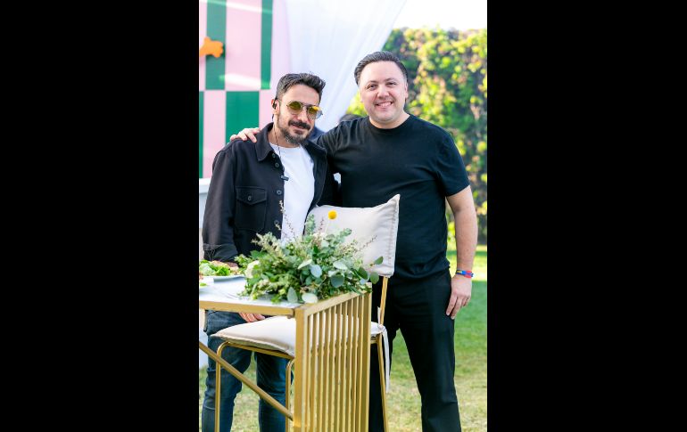 Jorge González y Christian Frey. GENTE BIEN JALISCO/ Jorge Soltero y Antonio Rodríguez