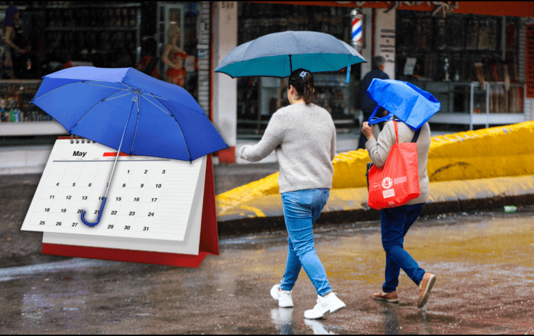 Las lluvias aparecerán durante mayo en varias zonas de México. EL INFORMADOR / A. Navarro