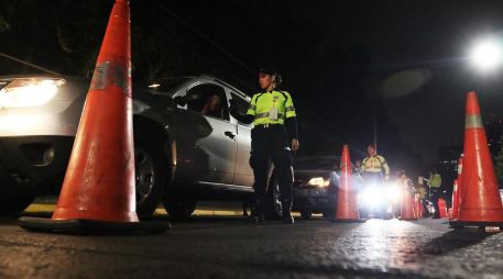 El saldo fue de 180 hombres y 26 mujeres detenidas por exceder los límites permitidos de alcohol en la sangre. CORTESÍA