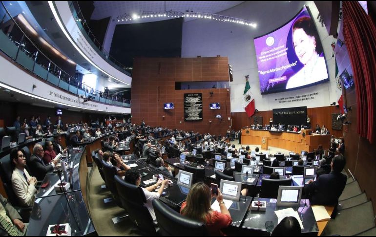 El Senado de la República aprobó que funcionarios federales de dependencias que no son de seguridad puedan utilizar armas de fuego. FACEBOOK / Senado del la República