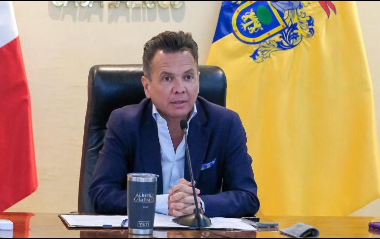 Pablo Lemus, confirmó la detención de dos personas señaladas por el asesinato de la buscadora y su hijo. ESPECIAL / GOBIERNO DE JALISCO