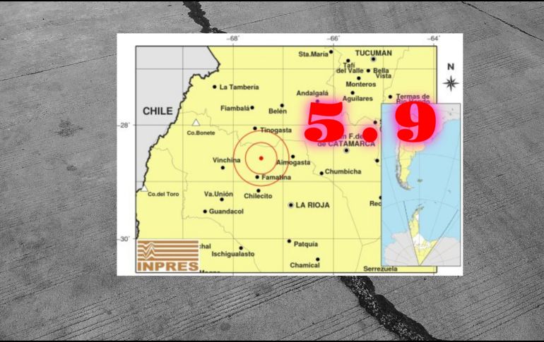 Hasta el momento no se reportan víctimas por el fuerte sismo presentado al noroeste de Argentina. ESPECIAL / UNSPLASH Shefali Lincoln / INPRES