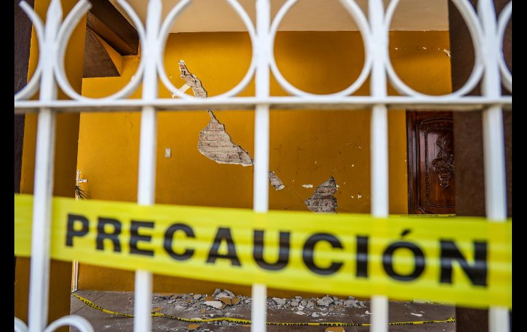 Tras los sismos que sacudieron la región, los habitantes de la comunidad de Los Mazos enfrentan momentos de incertidumbre y necesidad.  EL INFORMADOR/ A. Navarro.