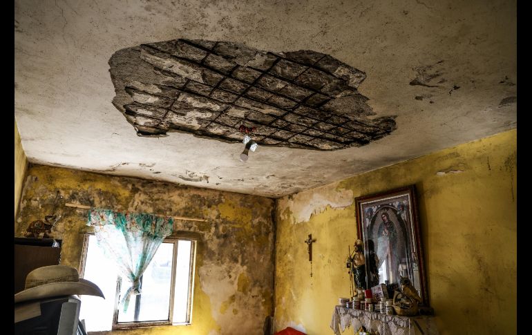 Tras los sismos que sacudieron la región, los habitantes de la comunidad de Los Mazos enfrentan momentos de incertidumbre y necesidad.  EL INFORMADOR/ A. Navarro.