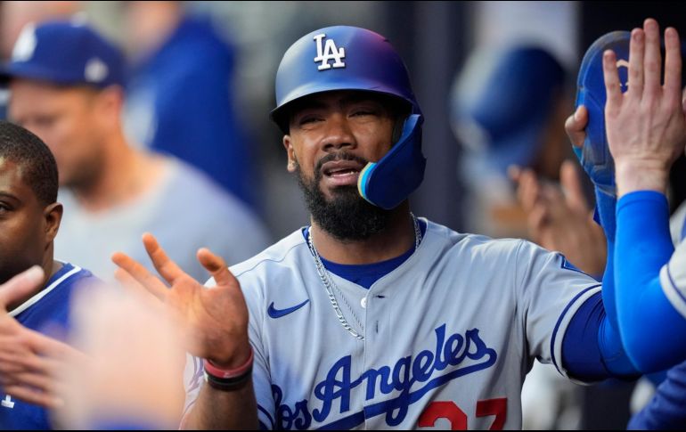 Teoscar Hernández se pierde varias semanas por una distensión en el abductor, afectando la alineación de los Dodgers. AP/M. Stewart
