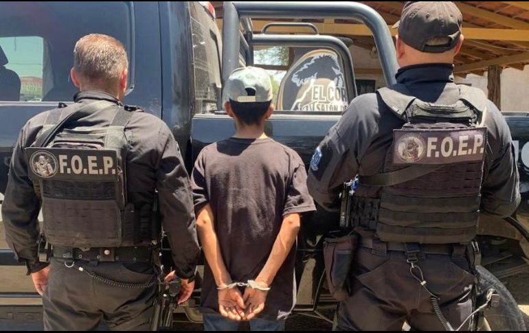 Integrantes del Escuadrón Canino de la corporación estatal patrullaban el Fraccionamiento Chulavista cuando observaron a un hombre que intentó escapar al notar su presencia. CORTESÍA.