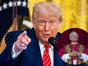 Trump reacciona a la elección del Papa León XIV. EFE / JIM LO SCALZO / ARCHIVO
