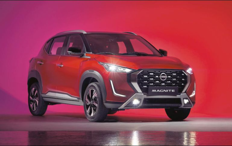 Magnite. Crossover que ofrece espacios amplios para cinco pasajeros. CORTESÍA