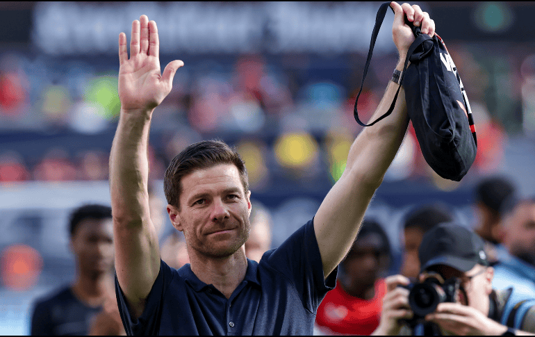 Xabi Alonso, de 43 años, llega al banquillo merengue tras una exitosa etapa en el Bayer Leverkusen. EFE / C. Neundorf