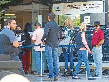 La fecha límite para cumplir con este compromiso fiscal era el 30 de abril. EL INFORMADOR/ Archivo