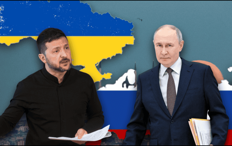 Zelenski dice que según a quién envíe Moscú a negociaciones se decidirán los próximos pasos. EFE/A. Stringer/EFE/S. Bobylev/EFE/E. Sahin/CANVA.