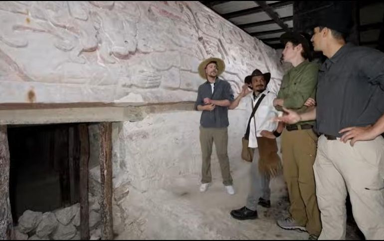 Tras grabar en las zonas arqueológicas de Calakmul y Chichén Itzá, interpuso una demanda administrativa contra la empresa del creador de contenido. ESPECIAL / YOUTUBE