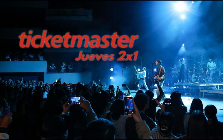 Lista completa de conciertos que están al 2x1 en Ticketmaster hoy jueves 15 de mayo. EL INFORMADOR / ARCHIVO