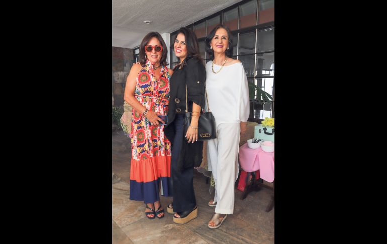 Ale Ledesma, Noris Hurtado y Mora Robledo. GENTE BIEN JALISCO / C. Jimeno