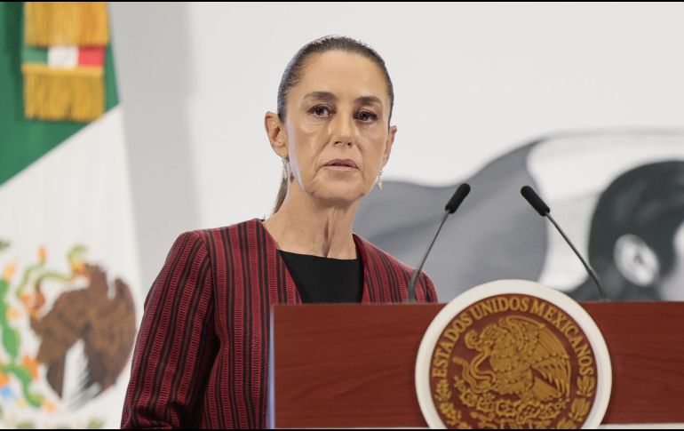 La Presidenta Claudia Sheinbaum reaccionó al hecho durante la conferencia matutina de este martes. EFE/ J. MÉNDEZ